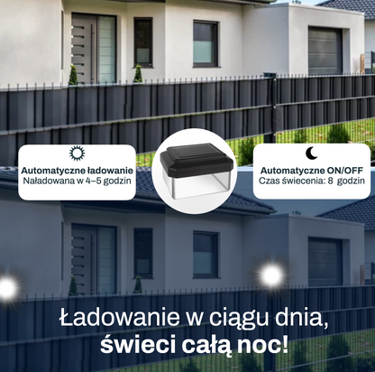 6040 Lampa solarna LED do ogrodzenia